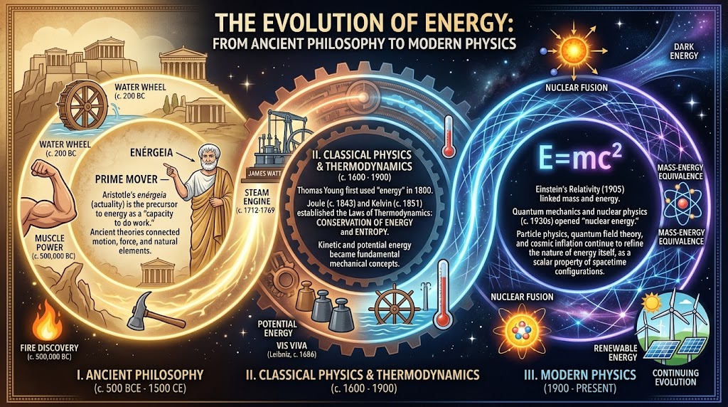 The Evolution of Energy: From Ancient Philosophy to Modern Physics